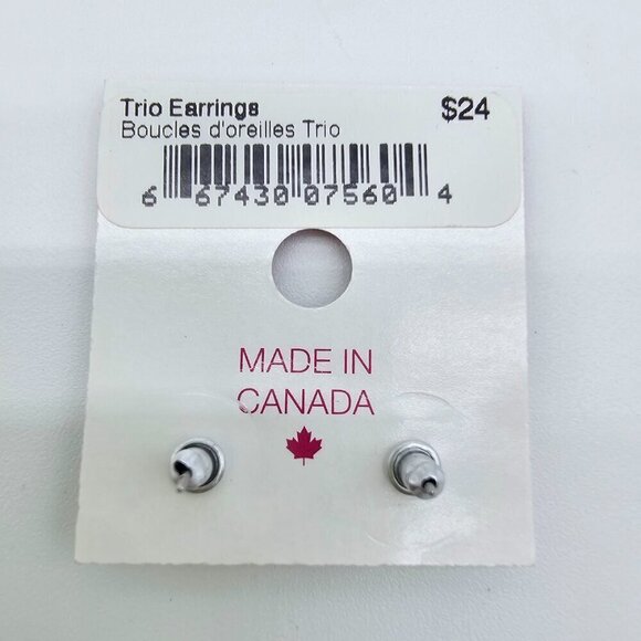 Women's Earrings White by Foxy Originals - Picture 2 of 7